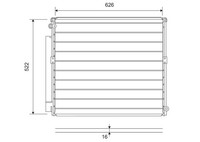 Kondensator Klimaanlage Valeo 814203 FüR Toyota Aluminium Land Cruiser Prado 90