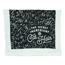 Secret Ingredient Is Cat Hair Funny Kitten Fur Tea Towel