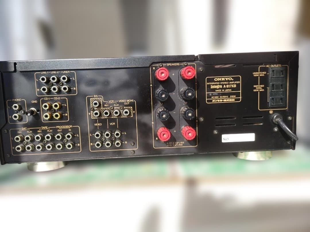 Onkyo Integra A-817XD Integrated Amplifier Tested and Working From