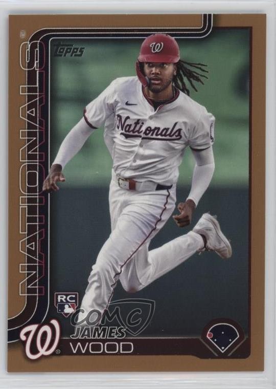 2025 Topps Series 1 Gold 565/2025 James Wood #181 Rookie RC 1gh1