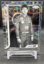 2025 Topps Chrome Formula 1 Charles Leclerc #3 B&W Lazer Refractor F1 Driver