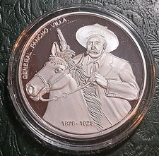 2024 Mad Mules General Pancho Villa 1 oz .999 Silver Art Round #190 of 200 Made