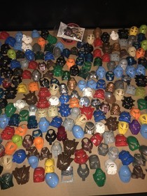 LEGO Bionicle Kanohi Lot of 300+ Masks Includes Bonus &lsquo;Sealed New Copper Huna&rsquo;