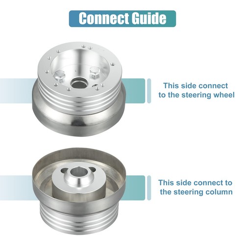 5 & 6 Hole Billet Steering Wheel Short Hub Adapter Connector for T... - Picture 5 of 8
