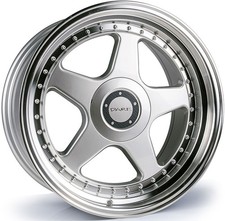 Alloy Wheels 18" Dare DR-F5 Silver Polished Lip For Cadillac XT4 18-24