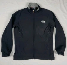 North Face Jacket Womens XL Black Apex Softshell Full Zip Fleece Lined Hiking