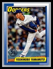 2025 Topps Series 1 - 1990 Topps Baseball Yoshinobu Yamamoto #T90