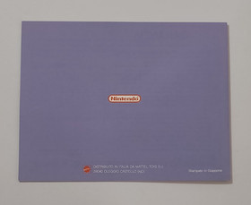 NNINTENDO NES INSTRUCTIONS TETRIS ITA