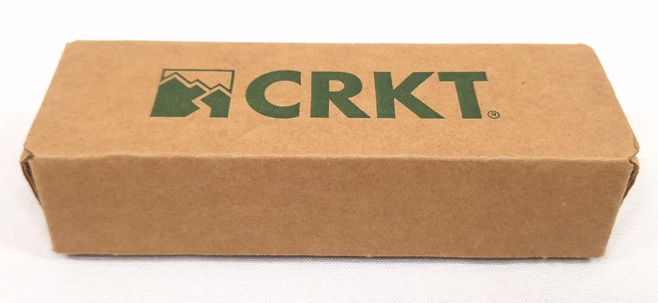 Faca dobrável aposentada CRKT 5250 Nirk Tighe ponta solta borda lisa bloqueio 3,875" - Imagem 3 de 4