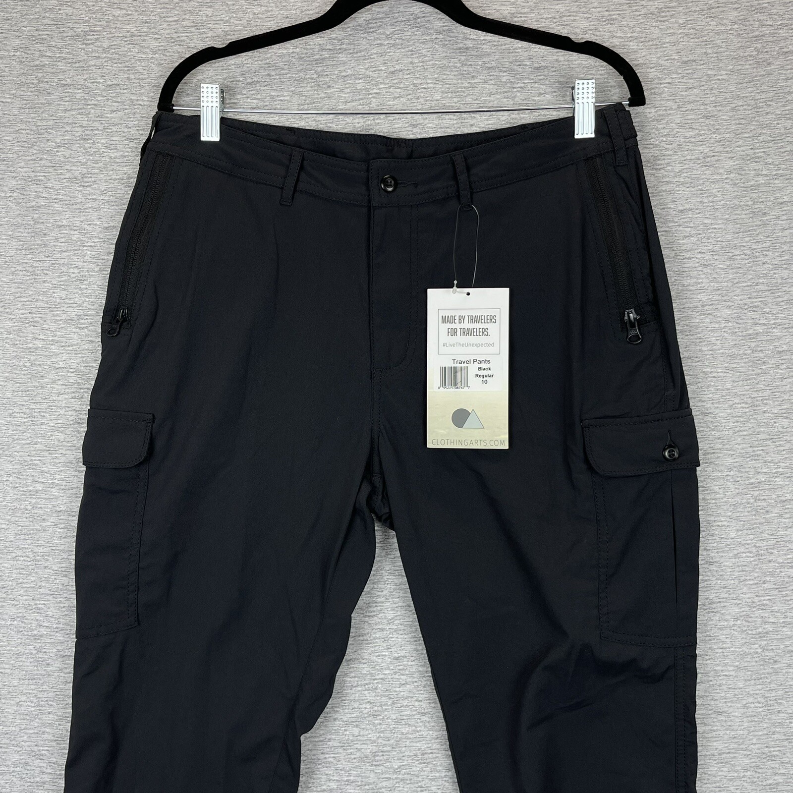 Clothing Arts Pants Womens Size 10 Cargo PCubed Pick Pocket Proof