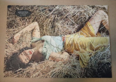 Vtg JANE RUSSELL Puzzle, Esquire Hurrell Photo, in Old Hagley's Chocolates Box