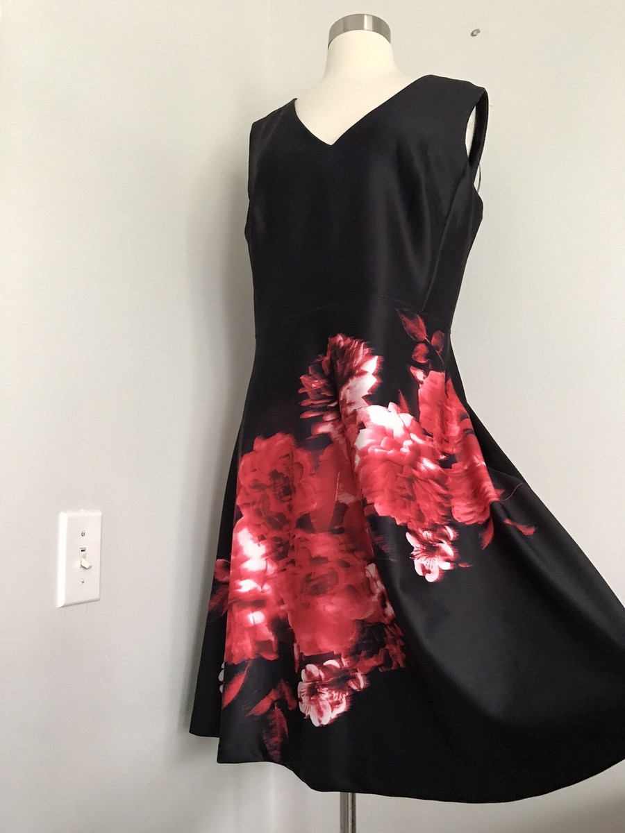 【Donna Karan New York】V-Neck Sleeveless A-Line Dress NWT DONNA KARAN NEW YORK V-NECK A-LINE SLEEVELESS DRESS SIZE