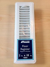 Brand New Accord ABFRWH210 Floor Register 2 x 10 , White 66997
