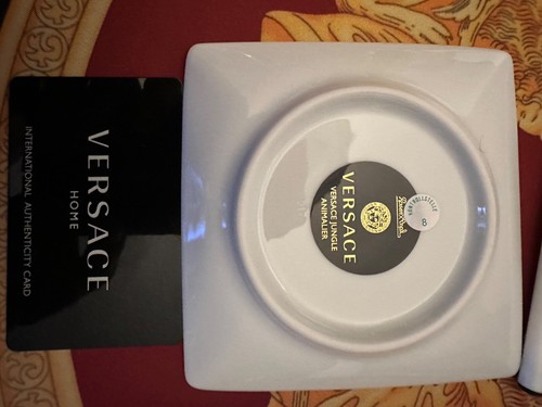 Versace Ash Tray Plate Medusa Leopard Rosenthal NEW SALE - Picture 9 of 12