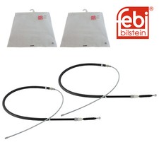 2X FEBI 30727 HANDBREMSSEIL SEILZUG FESTSTELLBREMSE FÜR VW GOLF AUDI 1K0609721AT
