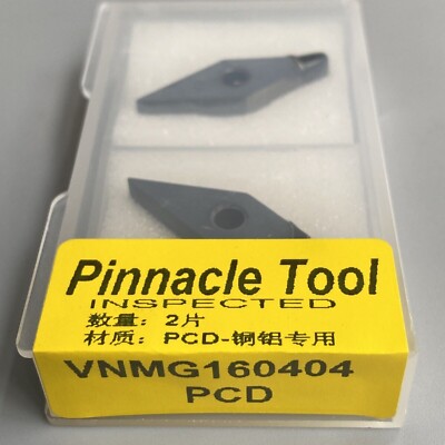 2pc VNMG160404 PCD High quality Diamond (PCD) carbide insert Used for Aluminum
