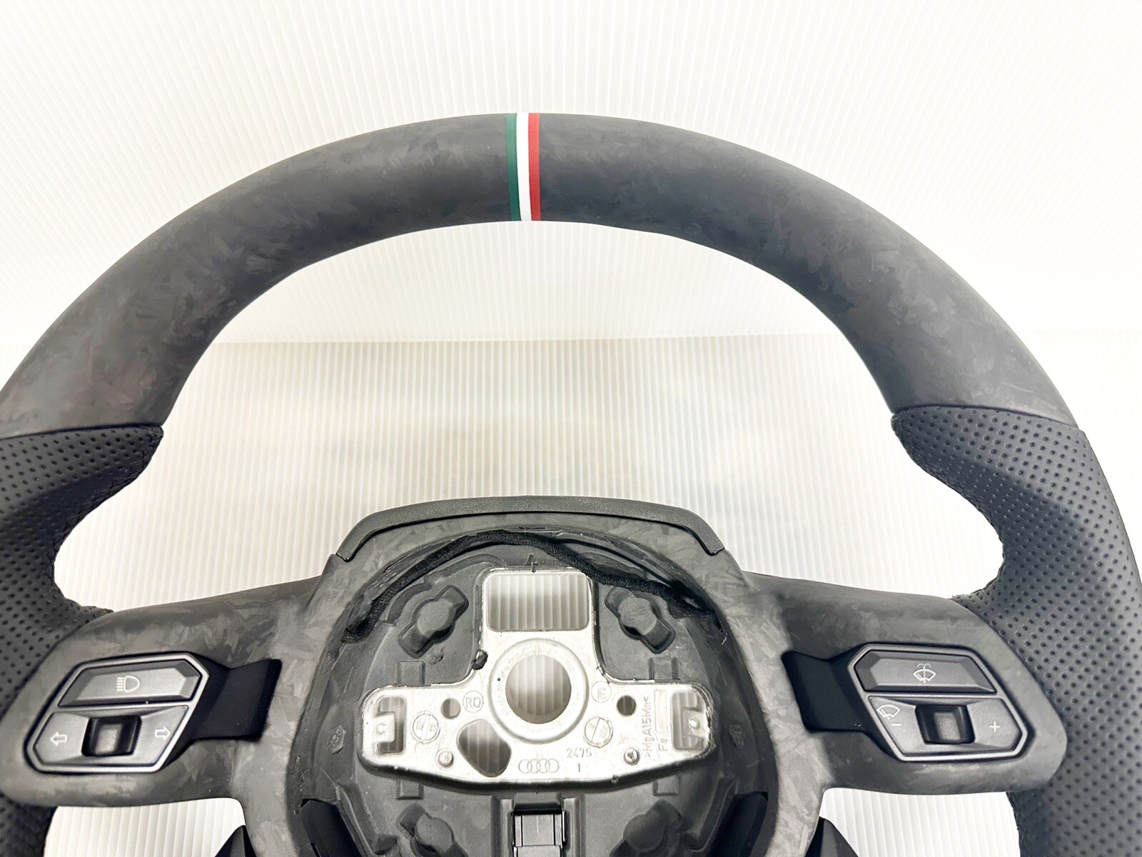 GENUINE OEM LAMBORGHINI HURACAN PERFORMANTE EVO STO FORGED CARBON STEERING WHEEL