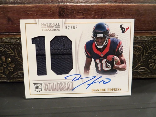 National Treasures Autograph Colossal Rookie Texans DeAndre Hopkins 82/99 2013