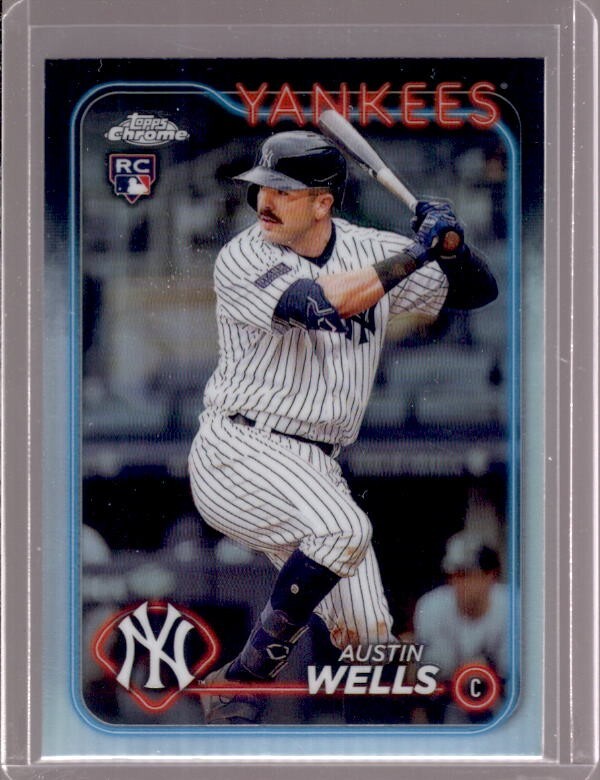 AUSTIN WELLS 2024 Topps Chrome #281 Refractor Rookie RC Qty