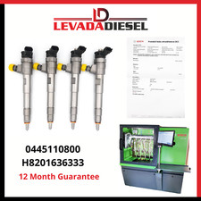 1x Inyector 0445110800, H8201636333, 166007427R NISSAN