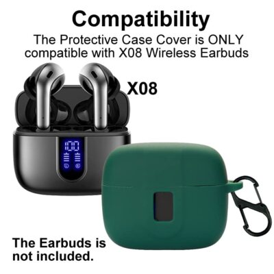 Earbuds Case Compatible with TAGRY X08 Wireless Headphone Silicon