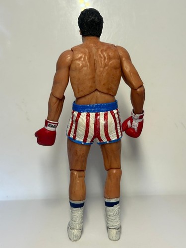 Rocky Balboa - Pre Fight American - Rocky IV 4 - Action Figure - 7" 2012 Neca B - Picture 3 of 3