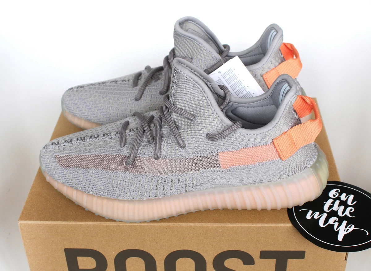 leer Kruis aan uitsterven Adidas Yeezy Boost 350 V2 True Form Grey Orange UK 3 4 5 6 7 8 9 10 11 12  13 New | eBay