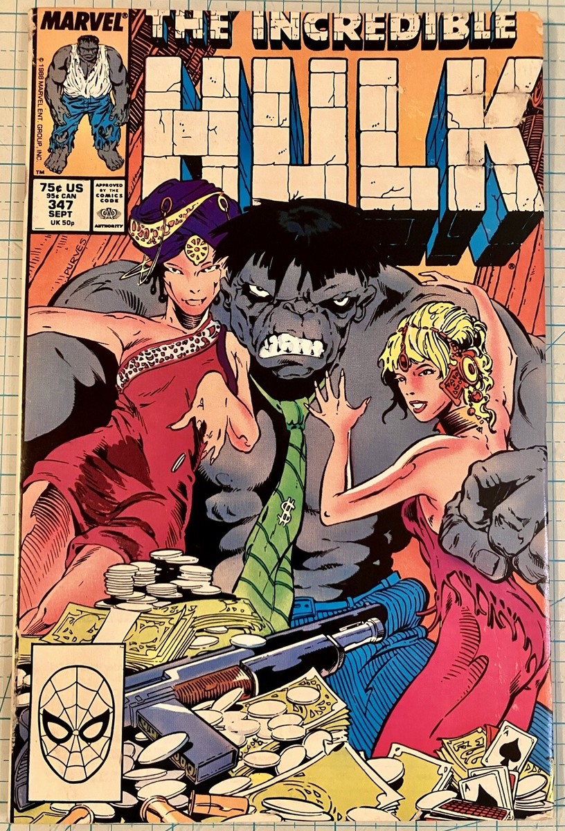 Incredible Hulk #347 NM- 1st App Joe Fixit Jeff Purves Cover 1988