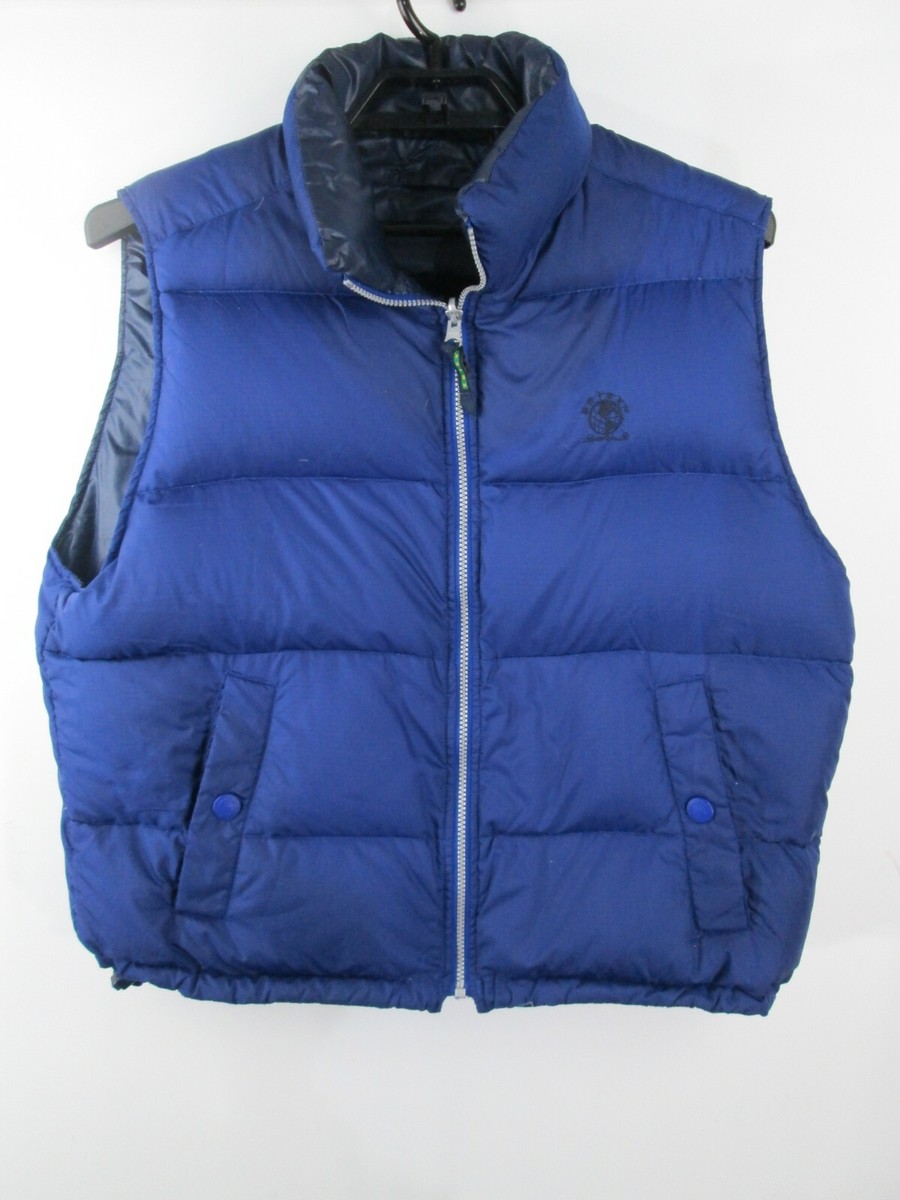 Eddie Bauer EBTEK Vest Mens Sz M Zip Front Reversible Goose Eddie Bauer EBTEK Vest Mens Sz M Zip Front Reversible Goose