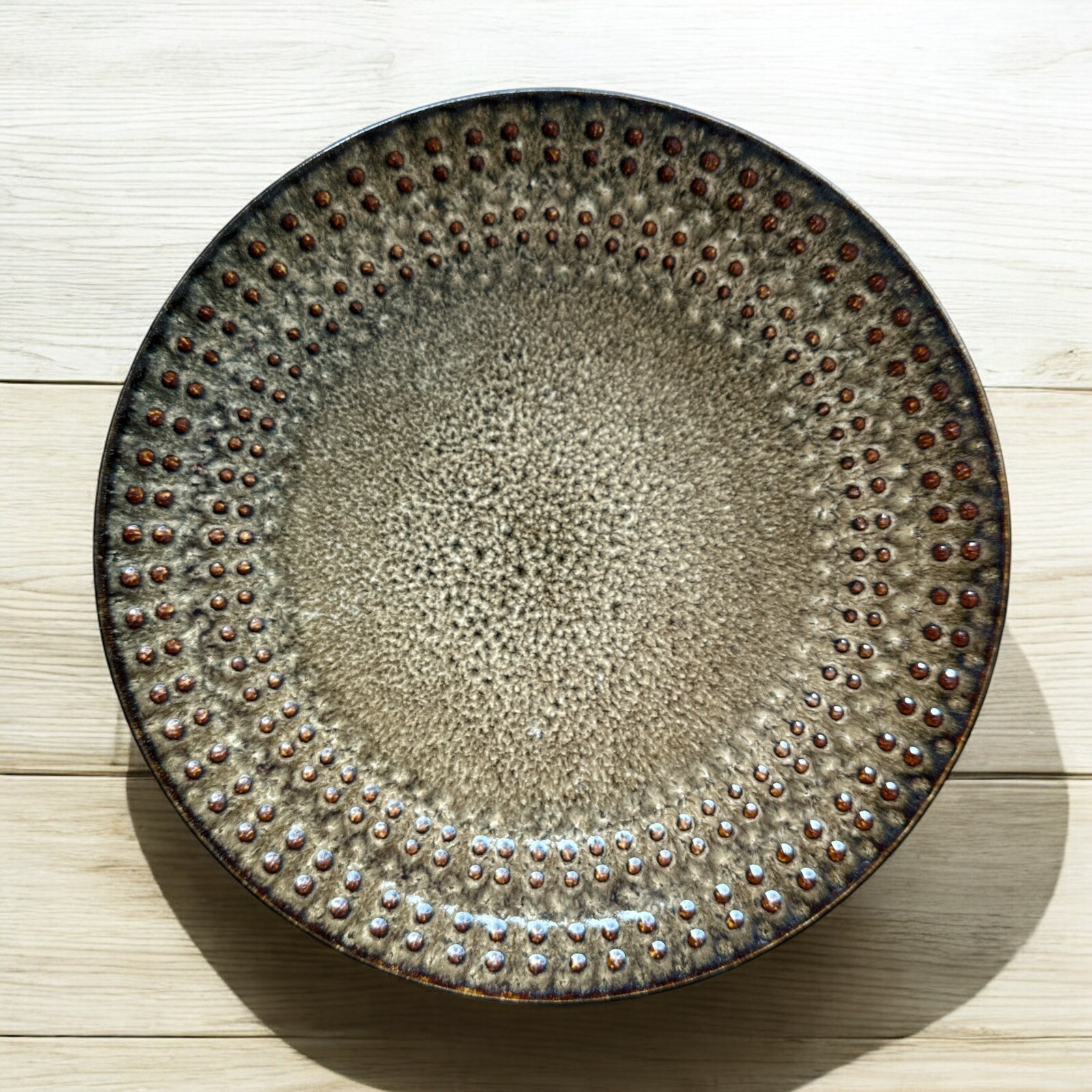 Pfaltzgraff Cambria 6-Piece 8.75-Inch Brown Stoneware Salad Plate Set