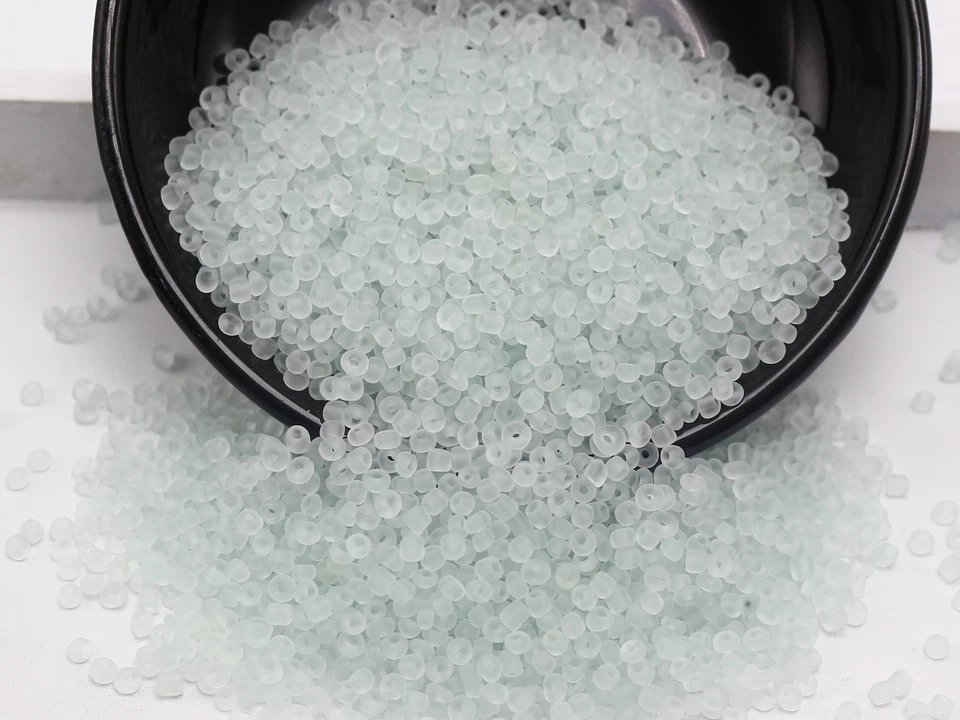 2000 Frosted Mini Glass Beads 2mm (10/0) + Storage Box Colour Choice Jewelry Mak - Image 4 of 4