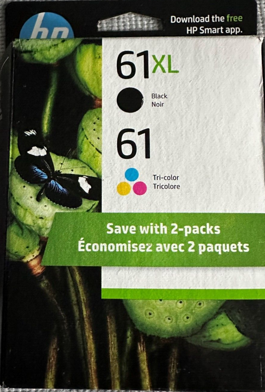 HP 61XL Tri- Color Ink Cartridge 2 Pack Printer Ink For Sale In Battle - Foto 11