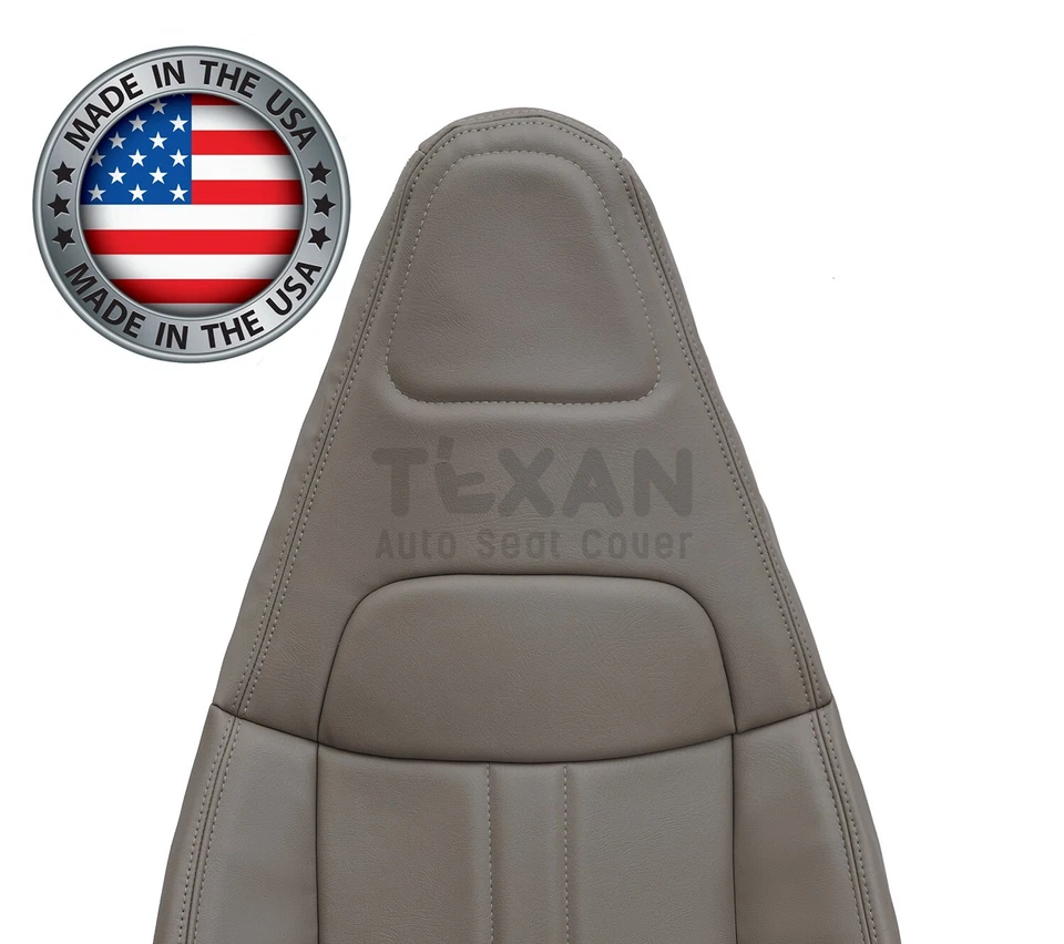 Cubierta de asiento de repuesto para pasajero vinilo tostado para camioneta GMC Savana 1500 2016-2021 Foto 3 de 4