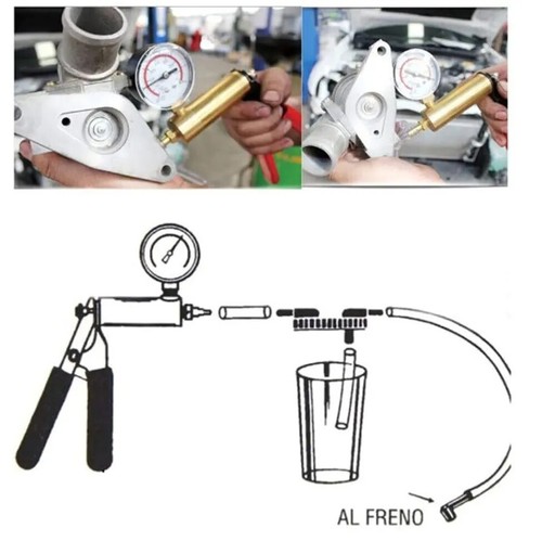 Kit Pompe a Vide Purge Liquide de Frein a Main Tester Voiture Moto Vidange - Imagen 5 de 14
