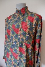 SILKS Herren Hemd Schützenfest Oktoberfest Sz M D 48/50 100% Seide