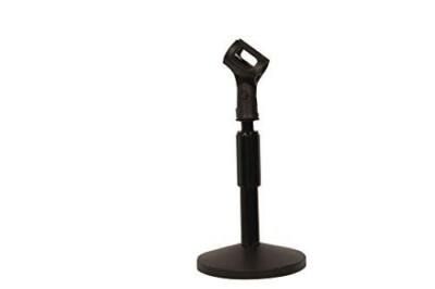 Chromacast Adjustable Table/Bass Drum Microphone Stand with Mic Clip Holder