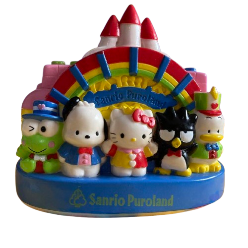 Sanrio Puroland Badtz Maru Keroppi Pochacco Kitty Peckle Piggy bank From Japan