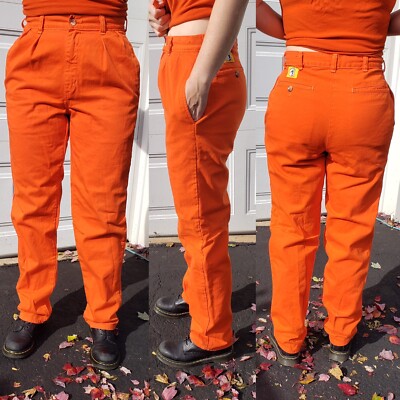 duckhead orange denim jeans colored bootcut Duck Head Pants Vtg Grunge 28x31