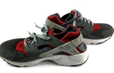 Huarache by Nike  Youth Running Shoes (US 7Y) Gray Red Slip-on Lace-up