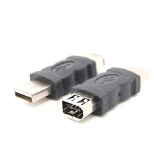 New Firewire IEEE 1394 6 Pin Female to USB Type A Male Adaptor Adapter GT
