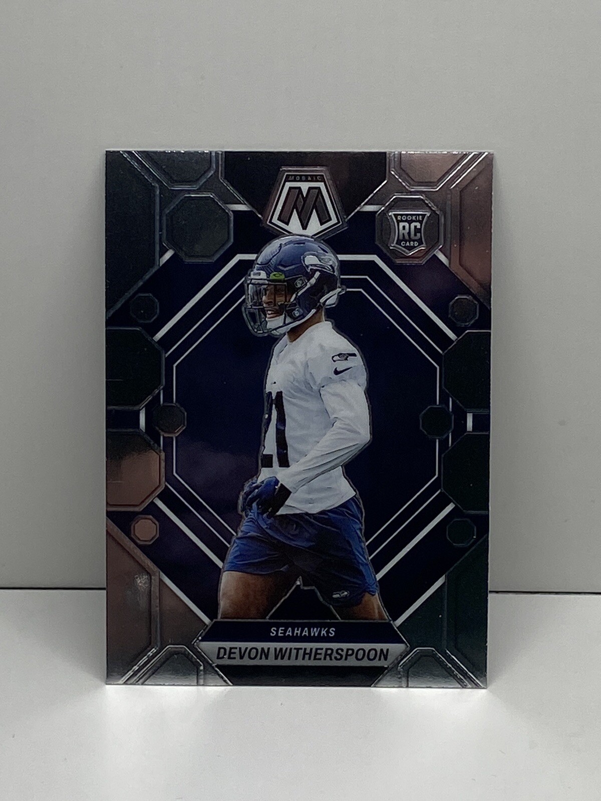 Devon Witherspoon 2023 Mosaic Rookie Silver Prizm RC Seattle Seahawks #313