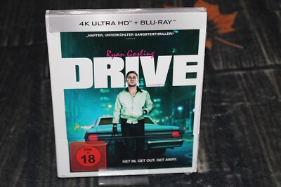 Drive - Mediabook (4K Ultra HD + Blu-Ray) (Ryan Gosling) - FSK 18 - NEU