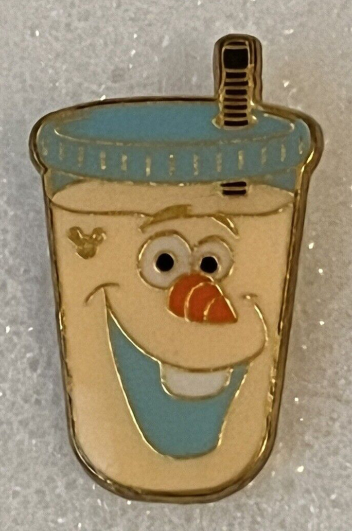 Disney World Park Frozen Olaf Drink Cup Food Collection Snowman Trading Pin