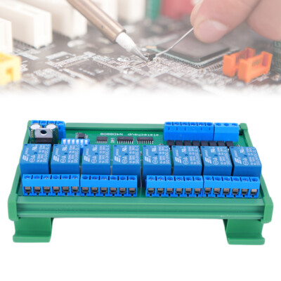 DC 12V 24V 8CH Modbus RTU Control Switch Boards Reusable Relay Modules Switch