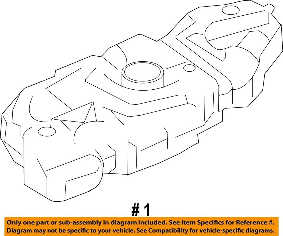 Tanque de combustible usado se adapta a: Ford Expedition 119` 2007 WB grado A Foto 4 de 4