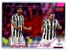 2022 STADIUM CLUB SOCCER SP PINK REFRACTOR 1 A BOX #27 MANUEL LOCATELLI JUVENTUS