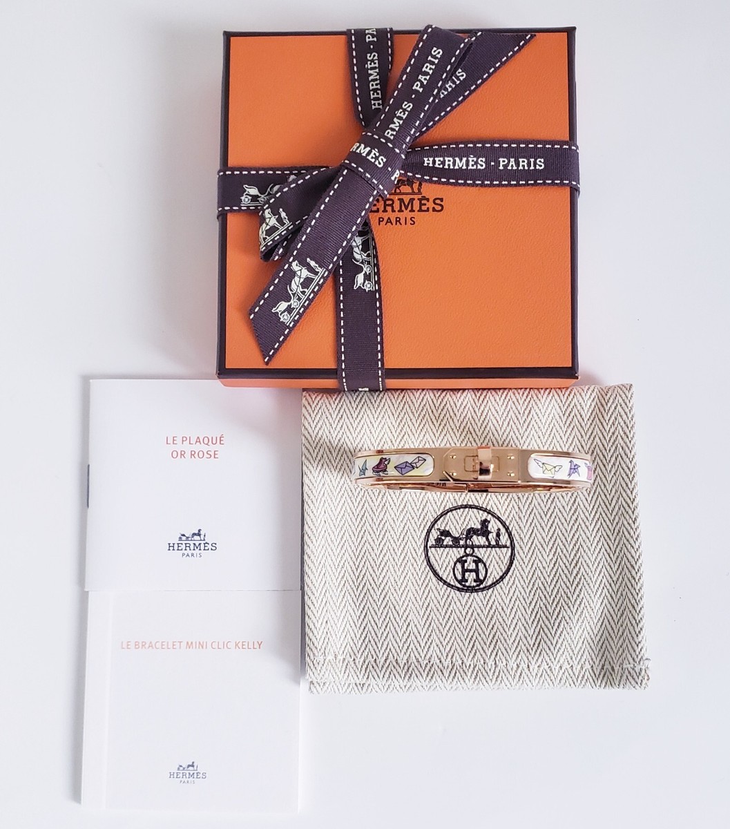 AUTHENTIC HERMES MINI CLIC KELLY HERMÈS FLAGSHIP BRACELET