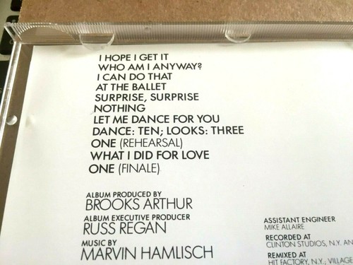 A Chorus Line - Original Motion Picture Soundtrack 1985 - Mint CD - Bild 2 von 4