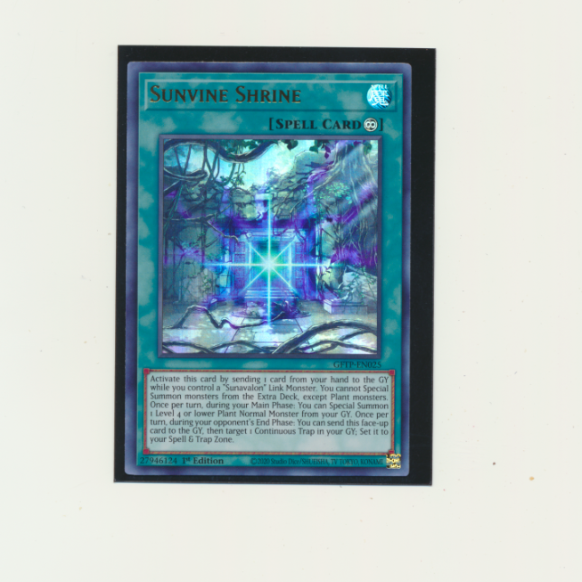 Yu-Gi-Oh Ghosts from the Past Sunvine Shrine 1st Edition