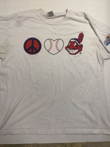 Cleveland Indians Shirt Strickland Frozen Custard Chief Wahoo XL Free Shipping - Picture 1 of 4